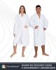 Szlafrok Classic Unisex Biały L/XL 350 g/m2 